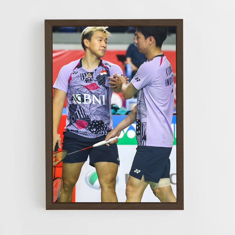 Poster Match de Champions – affiche Badminton (vue 5)